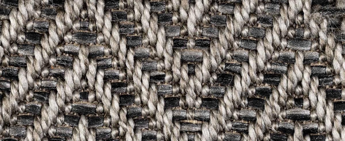 Nature Flatweave Herringbone Slate Carpet