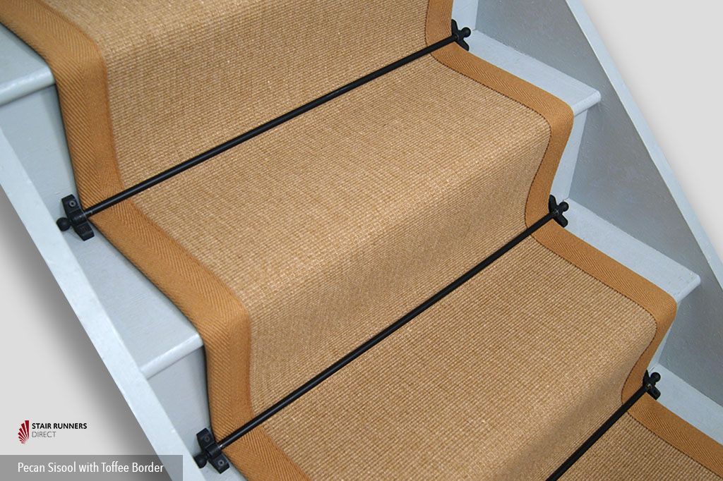 Pecan Wool Flatweave Premium Stair Runner