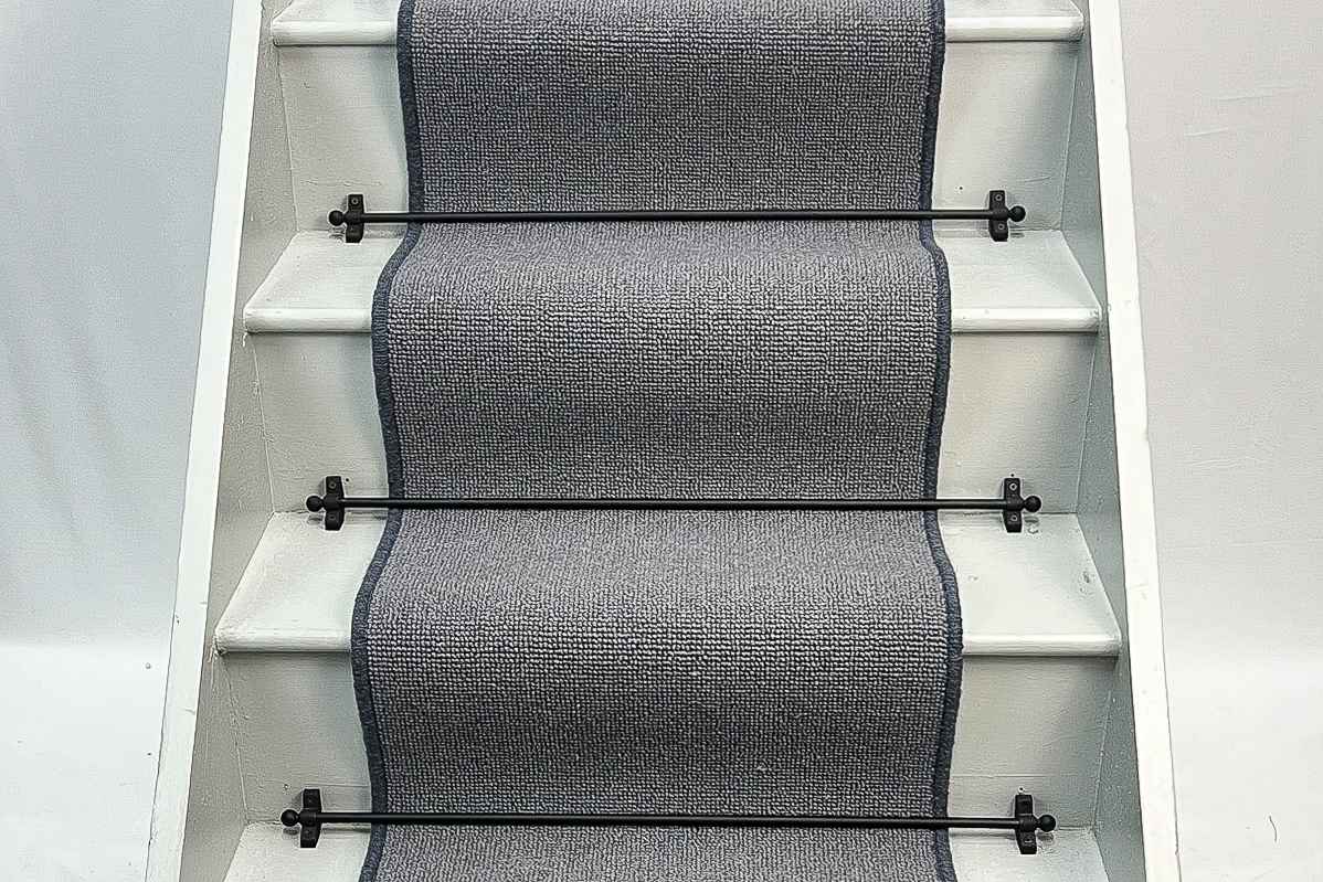 Country House Grey Shingle Stair Runner